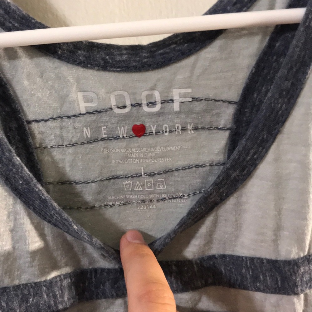 Poof New York large Razorback tank top - Picture 2 of 3
